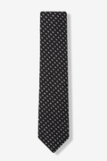 Black Criss Cross Skinny Tie Photo (0)