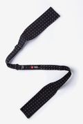 Black Dash Batwing Bow Tie Photo (1)