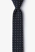Black Dash Skinny Tie Photo (0)