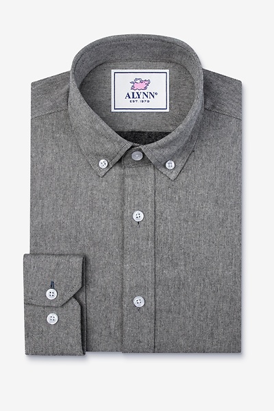 Image of Black Cotton Caden Classic Fit Casual Shirt