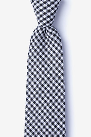 Chardon Black Extra Long Tie