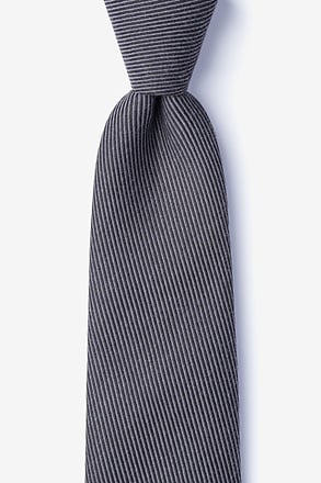 Dover Black Extra Long Tie
