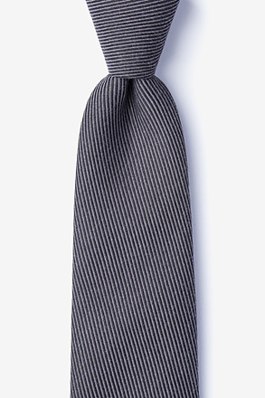 _Dover Black Extra Long Tie_