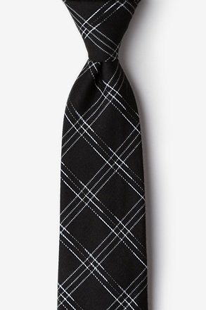 _Escondido Black Extra Long Tie_