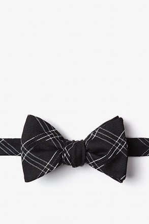 Escondido Black Self-Tie Bow Tie