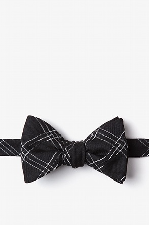 _Escondido Black Self-Tie Bow Tie_