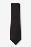 Galveston Black Extra Long Tie Photo (1)