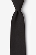 Galveston Black Extra Long Tie Photo (0)