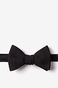 Galveston Black Self-Tie Bow Tie Photo (0)