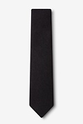 Galveston Black Skinny Tie Photo (1)