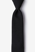 Galveston Black Skinny Tie Photo (0)