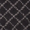 Black Cotton Glendale Extra Long Tie