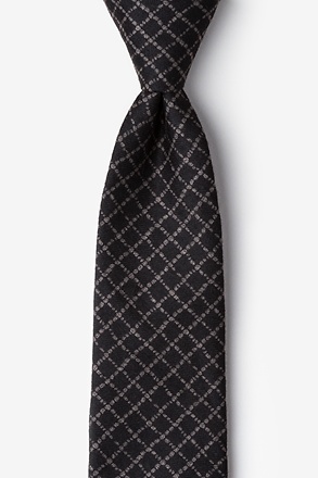 Glendale Black Extra Long Tie