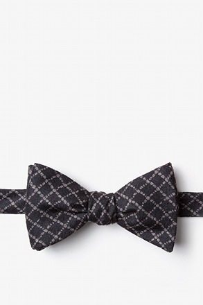 Glendale Black Self-Tie Bow Tie