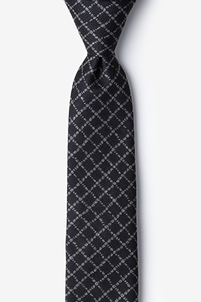Glendale Black Skinny Tie