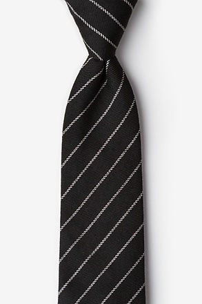 Glenn Heights Black Extra Long Tie