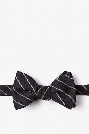 _Glenn Heights Black Self-Tie Bow Tie_