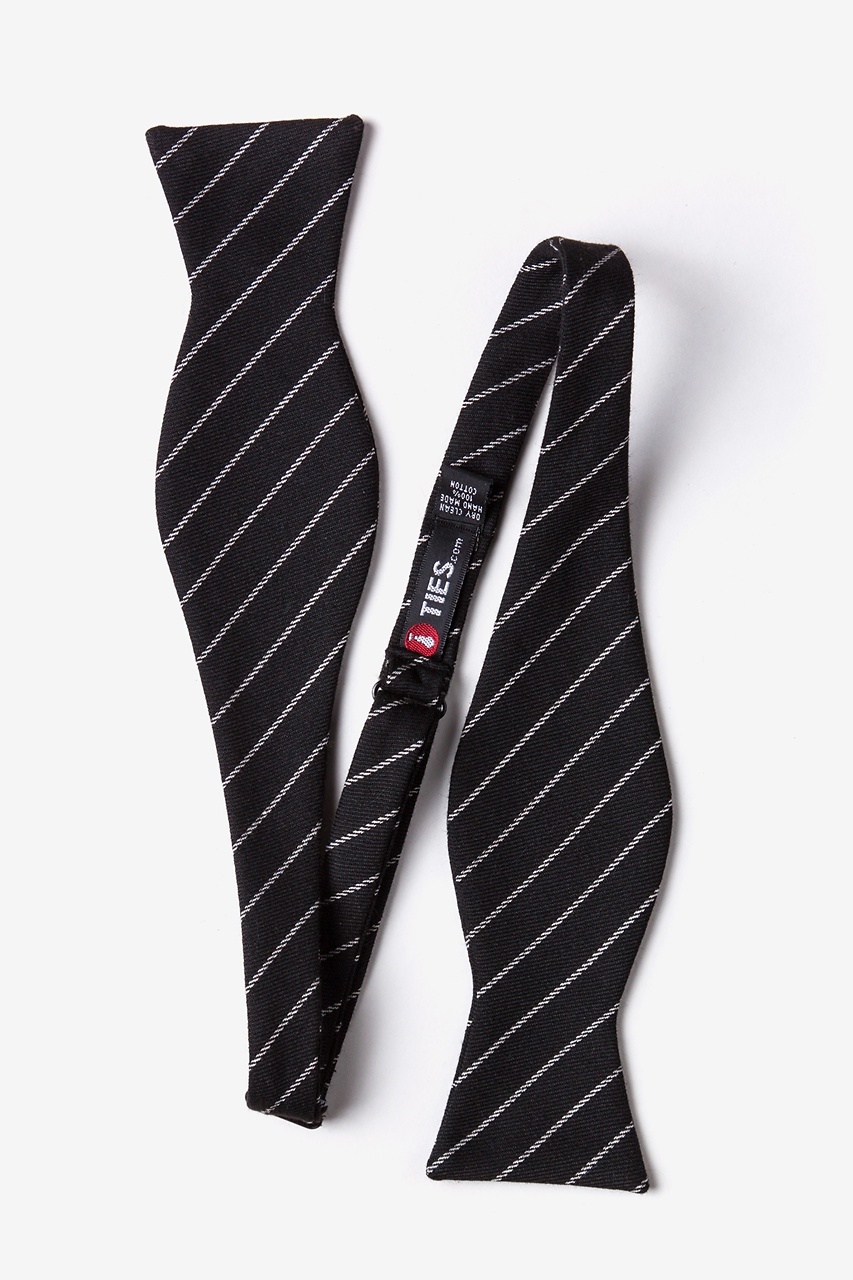 Glenn Heights Black Self-Tie Bow Tie Photo (1)