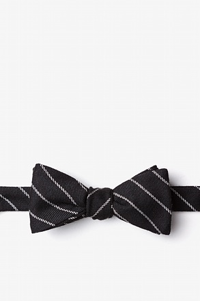 Glenn Heights Black Skinny Bow Tie