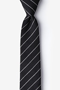 Glenn Heights Black Skinny Tie Photo (0)