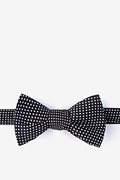 Gregory Black Self-Tie Bow Tie Photo (0)