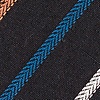 Black Cotton Houston Diamond Tip Bow Tie