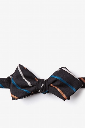 Houston Black Diamond Tip Bow Tie