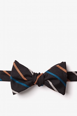 _Houston Black Self-Tie Bow Tie_