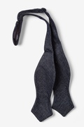 Intrigue Black Diamond Tip Bow Tie Photo (1)