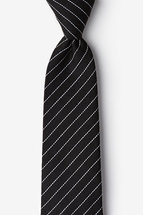 Lewisville Black Extra Long Tie