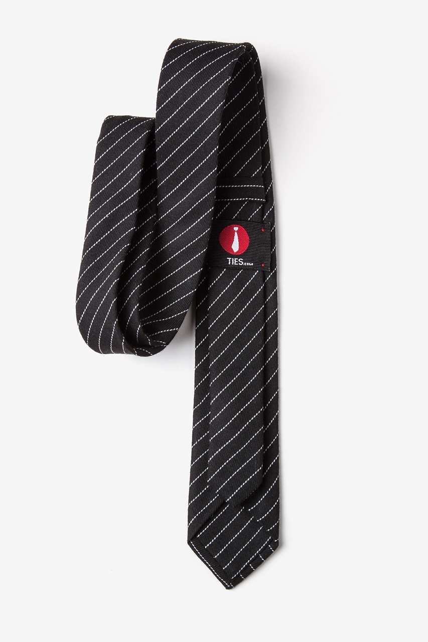 Lewisville Black Skinny Tie Photo (2)