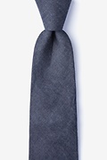 Munroe Black Extra Long Tie Photo (0)