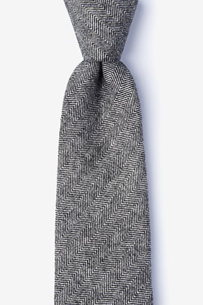 Niles Black Extra Long Tie