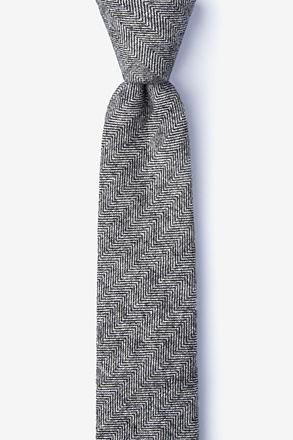 Niles Black Skinny Tie
