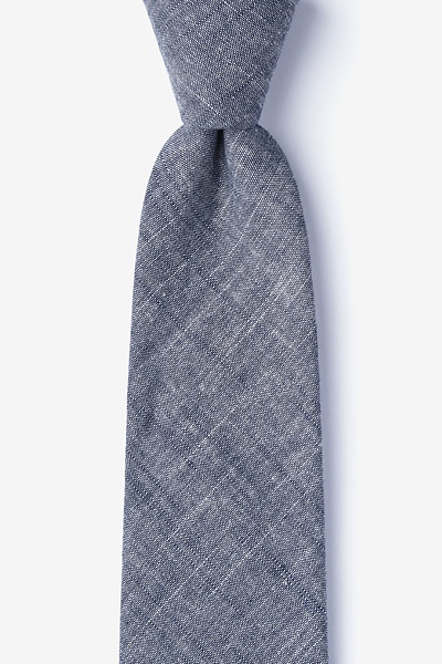 Black Cotton Norton Tie