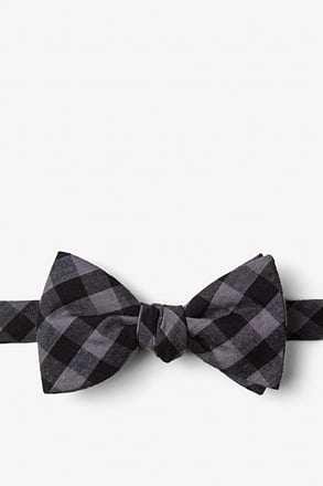 Pasco Black Self-Tie Bow Tie