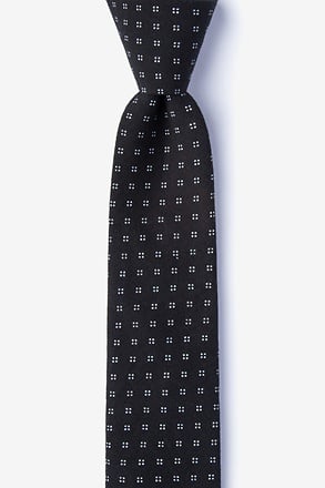 Ross Black Skinny Tie