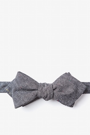 _Teague Black Diamond Tip Bow Tie_