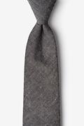 Teague Black Extra Long Tie Photo (0)