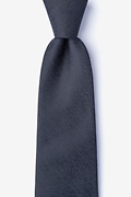 Tiffin Black Extra Long Tie Photo (0)