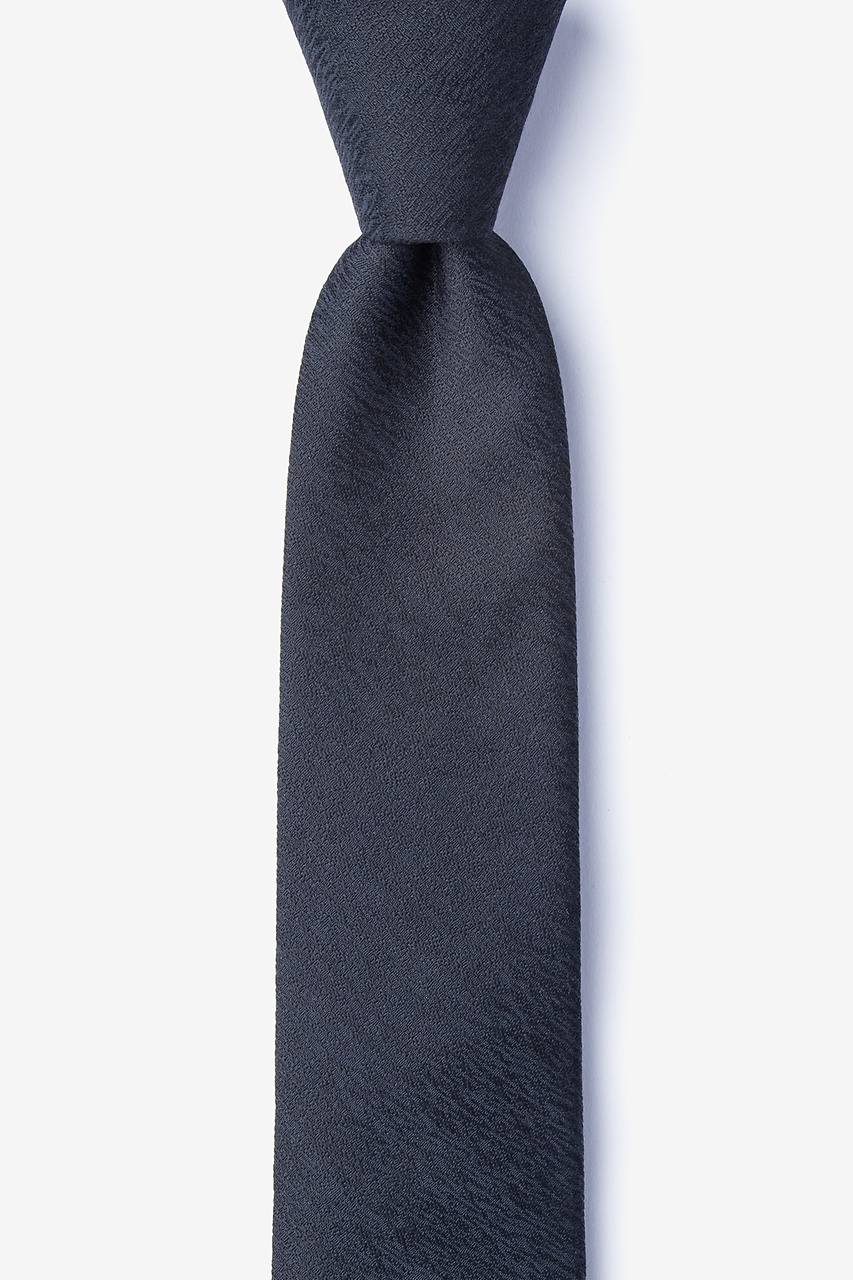 Tiffin Black Skinny Tie Photo (0)