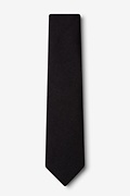 Tioga Black Skinny Tie Photo (1)