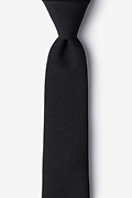 Tioga Black Skinny Tie Photo (0)