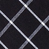 Black Cotton Tucson Self-Tie Bow Tie