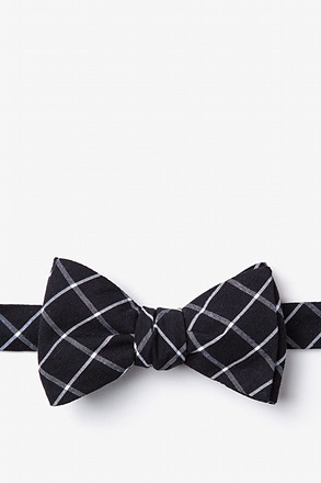 _Tucson Black Self-Tie Bow Tie_