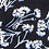 Black Cotton Welch Extra Long Tie