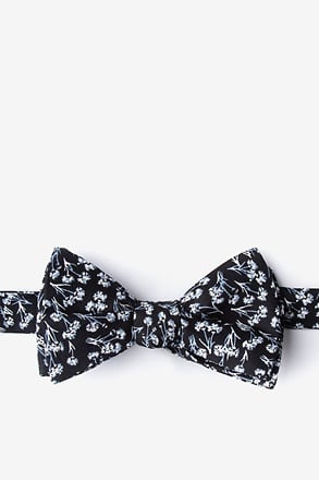 Welch Black Self-Tie Bow Tie