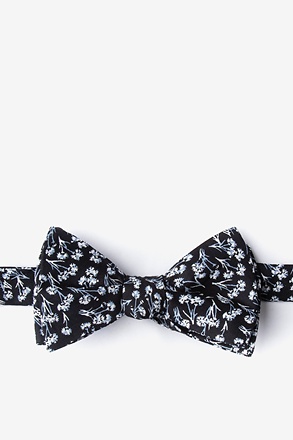 _Welch Black Self-Tie Bow Tie_