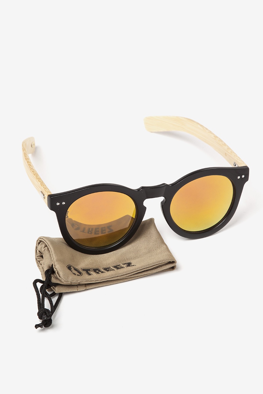Black Gold Acetate Venice Sunglasses