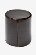 Leatherette Gift Roll Black Tie Case Photo (3)